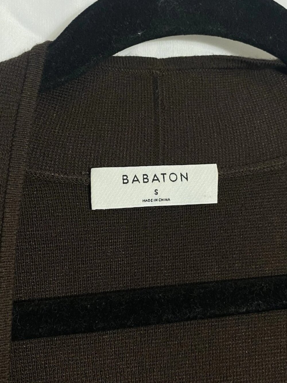 Aritzia Babaton Womens Dark Coffee Brown Duster Cardigan Sweater Size Small - Picture 5 of 6